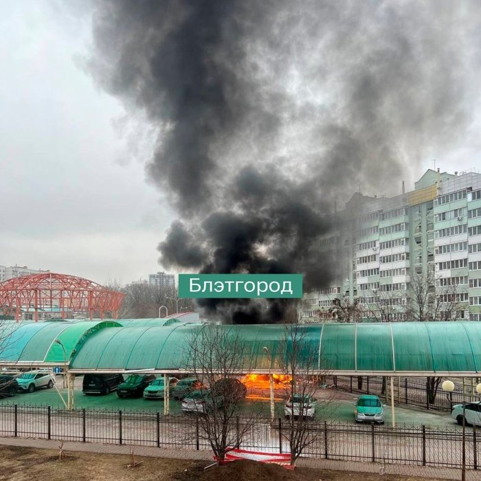 16 mart kuni ertalab Rossiyaning Belgorod viloyati yana o‘qqa tutildi (video)