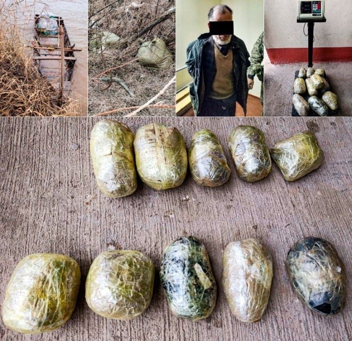Amudaryo orqali 10 kg narkotikni olib o‘tgan afg‘onistonlik narkokur’er ushlandi
