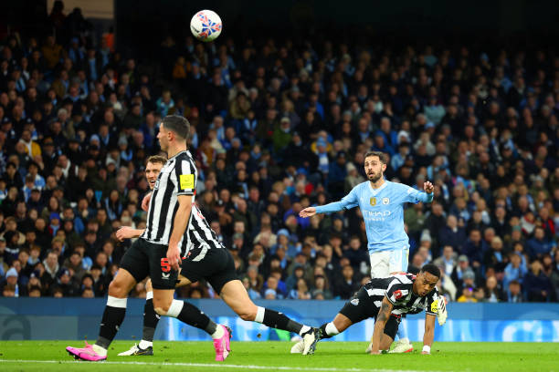 Angliya kubogi. Manchester Siti Bernardu Silvaning ikki goli evaziga Nyukaslni yengib, yarim finalga chiqdi