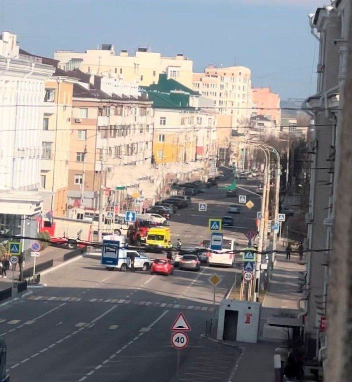 Belgorodda Ichki ishlar bo‘limi binosi yaqinida portlash yuz berdi