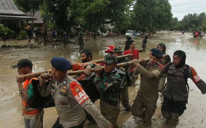 Indoneziyadagi suv toshqini 250 ming aholining uylariga zarar yetkazdi