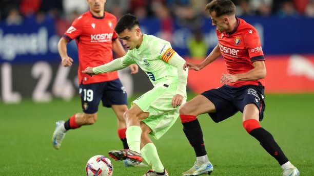 La Liga. Osasuna - Barselona - 4:2 (videosharh)