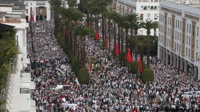 Marokashda G‘azo bilan birdamlik namoyishlari bo‘lib o‘tdi