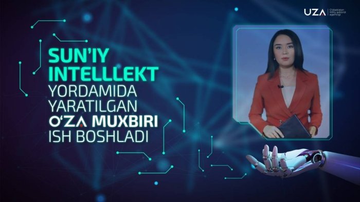 O‘zAda sun’iy intellekt yordamida yaratilgan muxbir ish boshladi