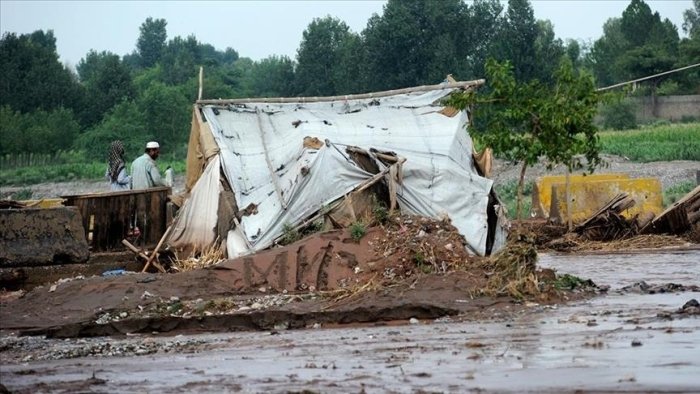 Pokistonda yomg‘ir va suv toshqinlari oqibatida kamida 20 kishi halok bo‘ldi