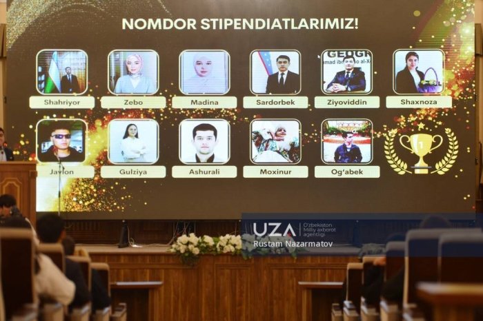 Prezident va nomdor davlat stipendiantlari taqdirlandi