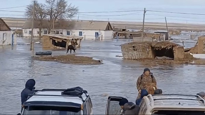 Qozog‘istonda suv toshqini yuz berdi