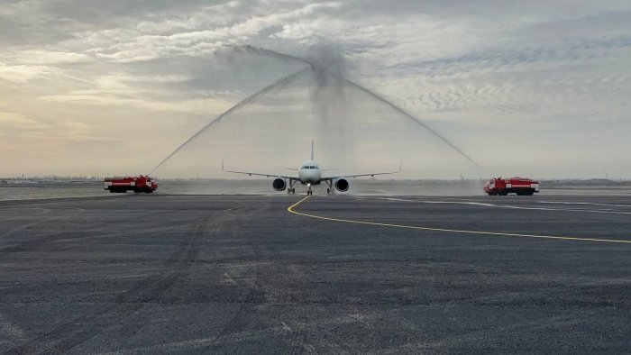 Qo‘qon aeroportiga ilk texnik parvoz amalga oshirildi