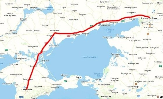 Rossiya Qrim ko‘prigini aylanib o‘tuvchi Rostov-Sevastopol temiryo‘lini quradi