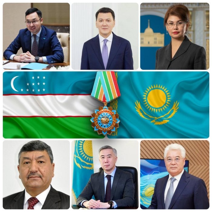 Shavkat Mirziyoyev qo‘shni Qozog‘iston rasmiylarini ham orden bilan mukofotladi