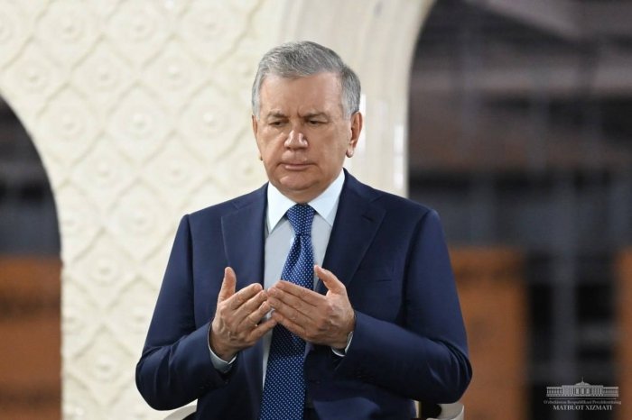 Shavkat Mirziyoyev Samarqandda