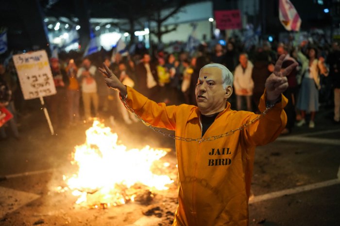 Tel-Aviv aholisi Netanyaxudan norozi