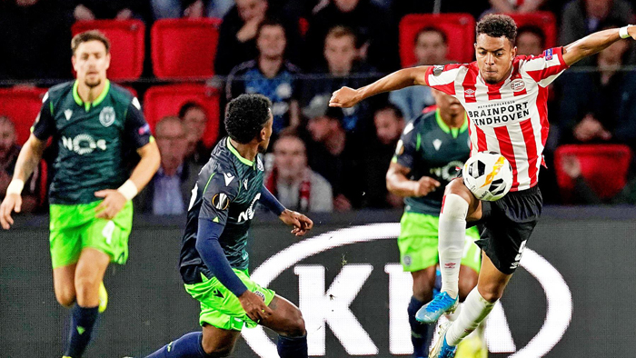 YECHL. «PSV» - «Sporting» - 1:1 (videosharh)